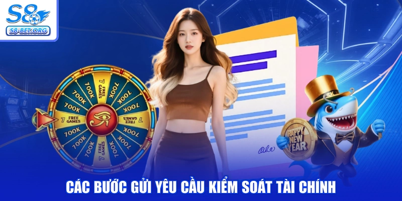 Các bước gửi yêu cầu kiểm soát tài chính