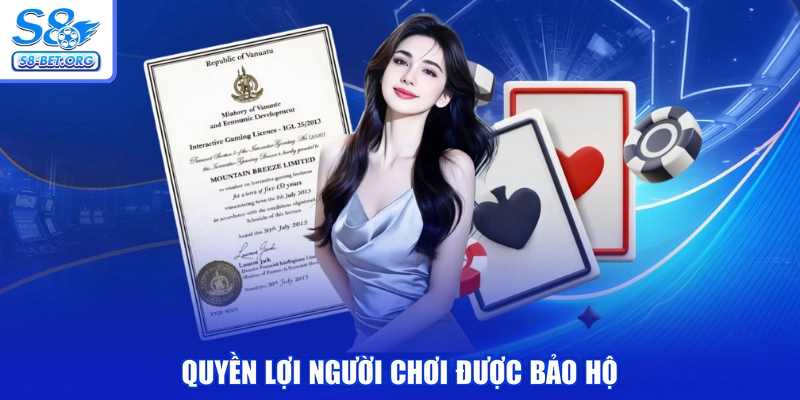 Quyền lợi người chơi được bảo hộ